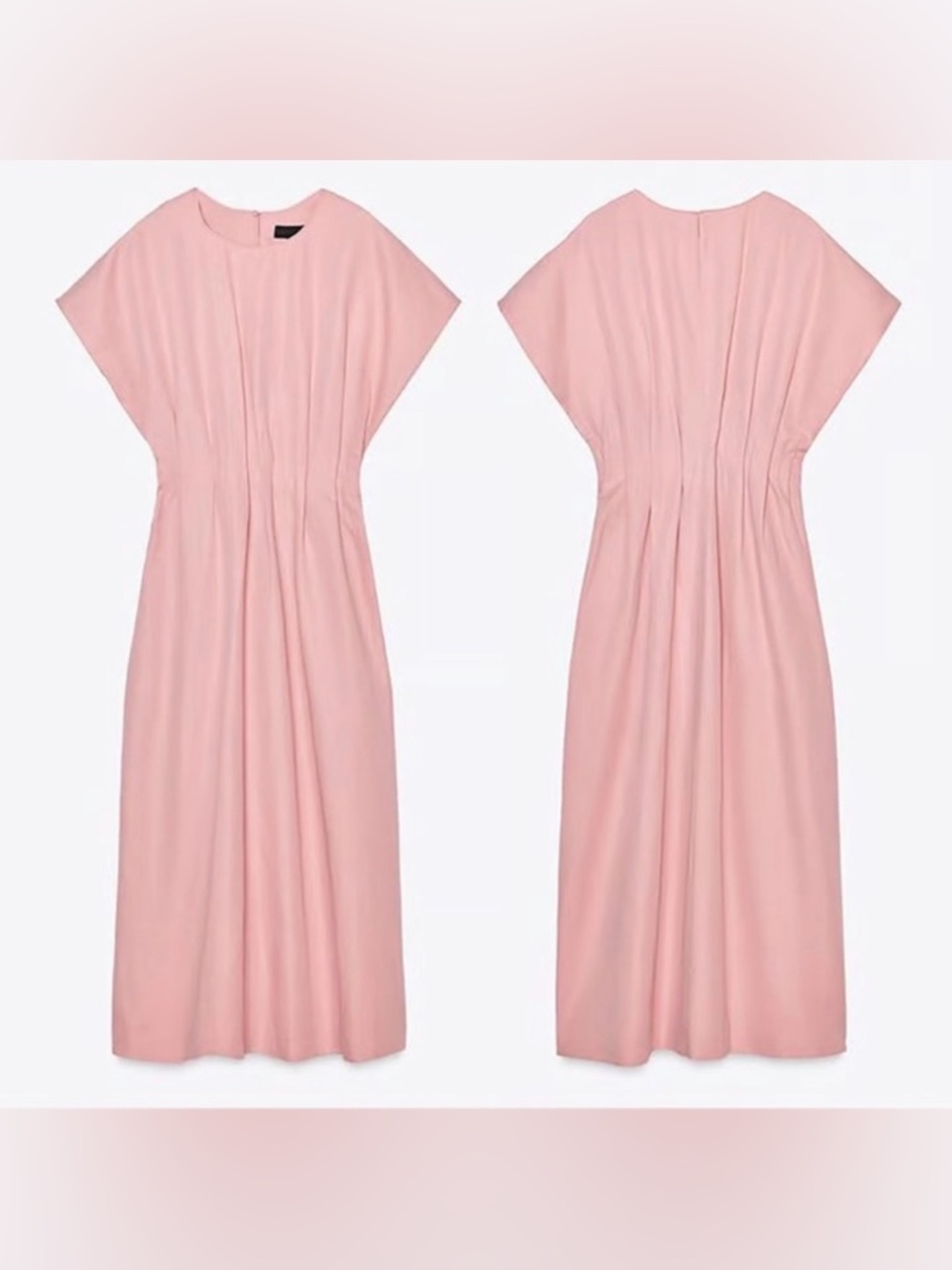 Zara Pink Midi Dress
